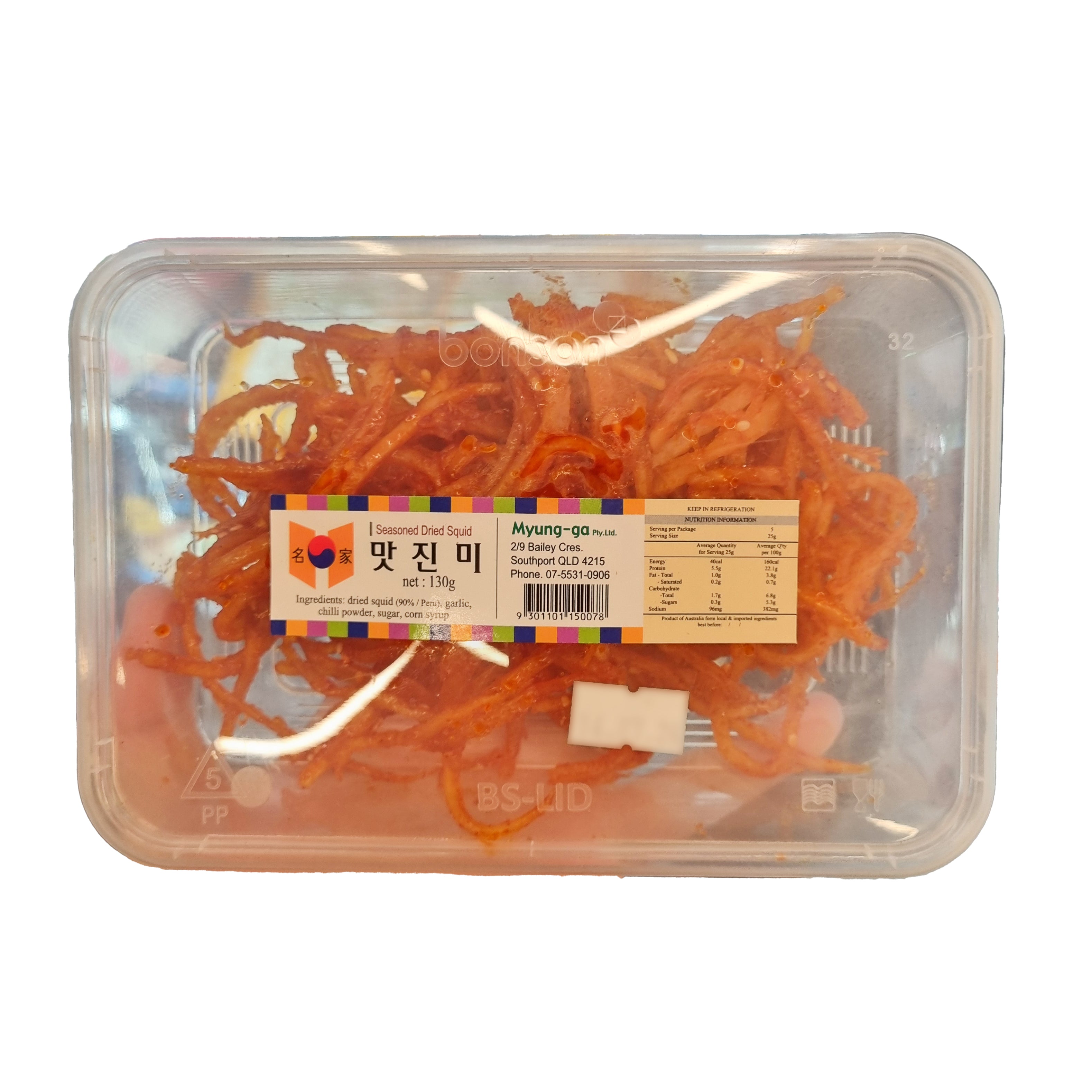 MYUNGGA Seasoned dried squid 맛진미 130g